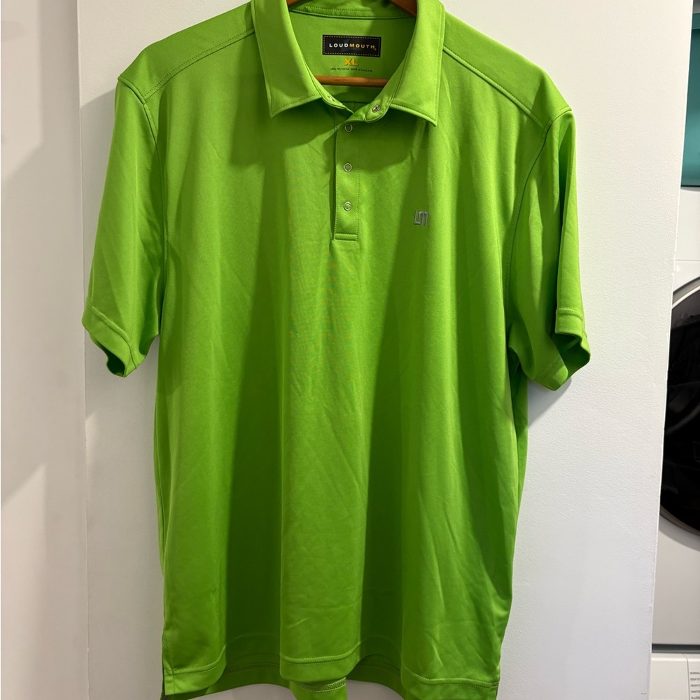 Loudmouth Men's Green Polo Shirt
